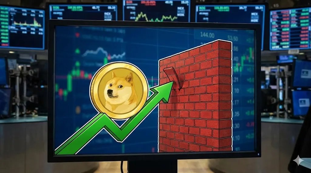 Die Erholung von Dogecoin (DOGE) scheint fragil zu sein, da mehrere Hürden vor uns liegen