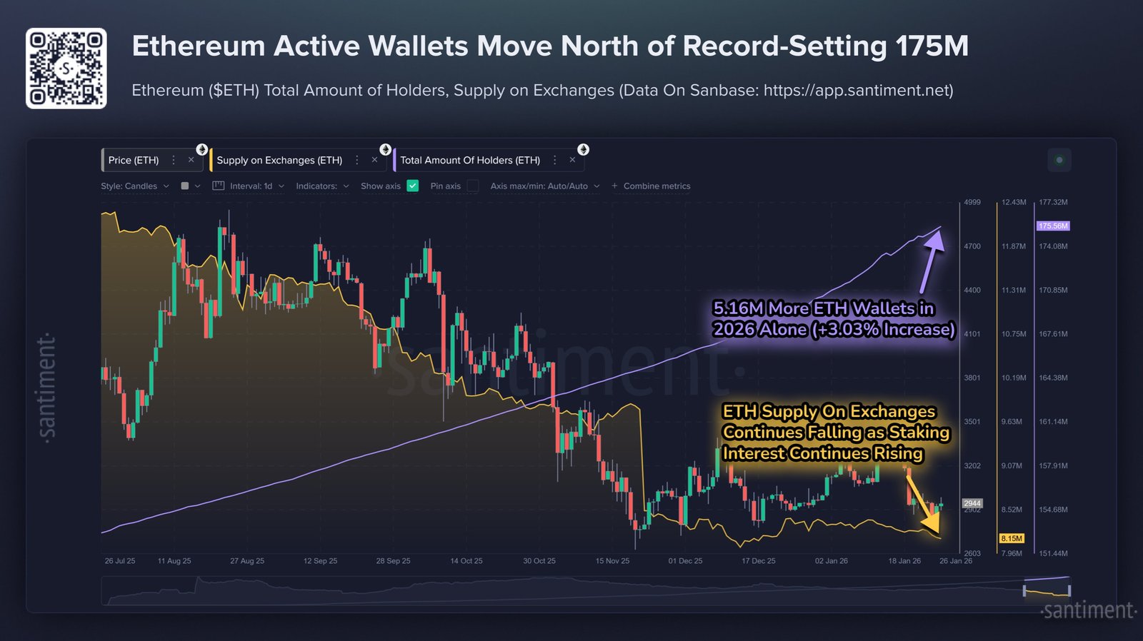 Gesamtzahl der Ethereum-Inhaber