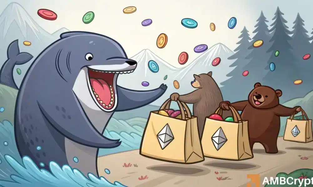 Ethereum-Wale erbeuten ETH im Wert von 74 Millionen US-Dollar – Hat das Auswirkungen auf den Preis?