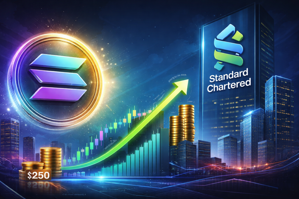 Standard Chartered senkt das Solana-Ziel für 2026 und strebt bis 2030 2.000 US-Dollar an