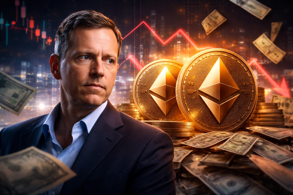 Peter Thiel gibt Ethereum Treasury Play ETHZilla ab