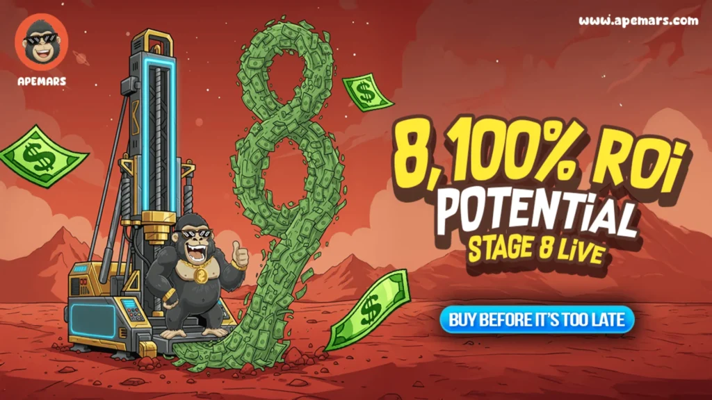 Nächste 100-fache Kryptowährung? APEMARS Stage 8 steigert den ROI um 8.169 %, während ETH News Today die Bewegungen des Finanzministeriums und das Wachstum von Solana verfolgt 2 APEMARS 327627 2 1