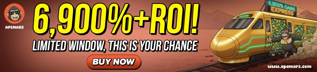 Verpassen Sie nicht die Top-Kryptomünzen: Solana News Today strebt langfristig 500 US-Dollar an, aber APEMARS könnte um über 6.900 % in die Höhe schießen, bevor Sie 3 blinken Apemars-Banner42626 2