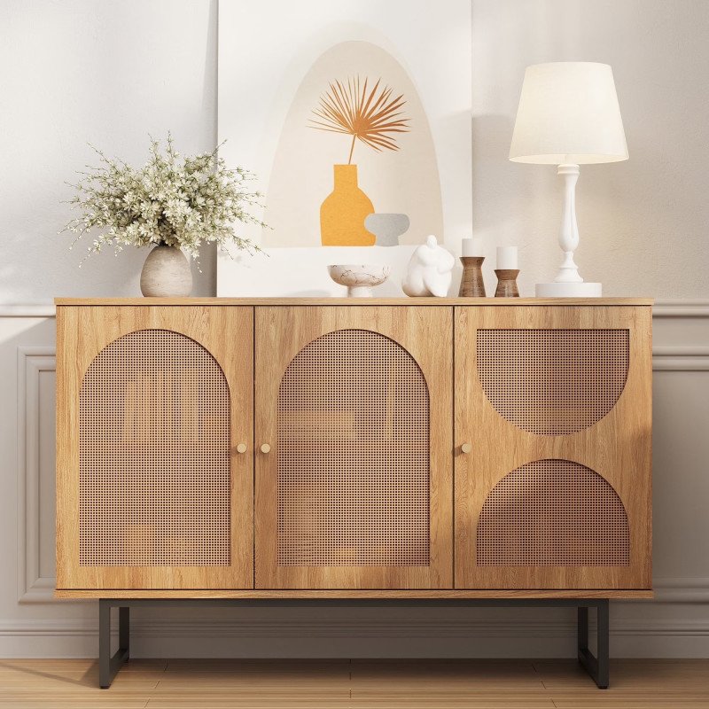 Walmarts meistverkaufter dreitüriger Rattanschrank ist bei Walmart für 100 US-Dollar im Angebot