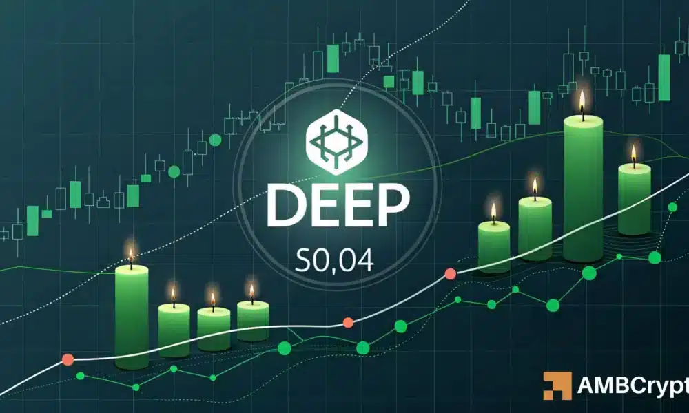 DeepBook steigt an einem Tag um 19 % – Ist 0,04 $ das nächste Ziel von DEEP?