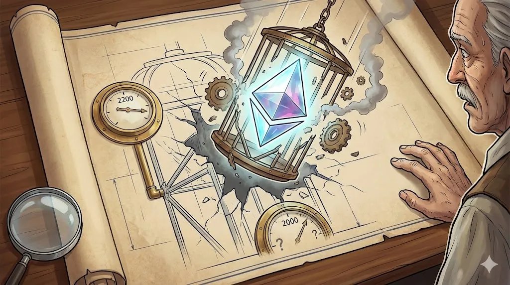 Der Einbruch des Ethereum-Preises um 2.200 US-Dollar erhöht das Risiko eines Anstiegs unter 2.000 US-Dollar