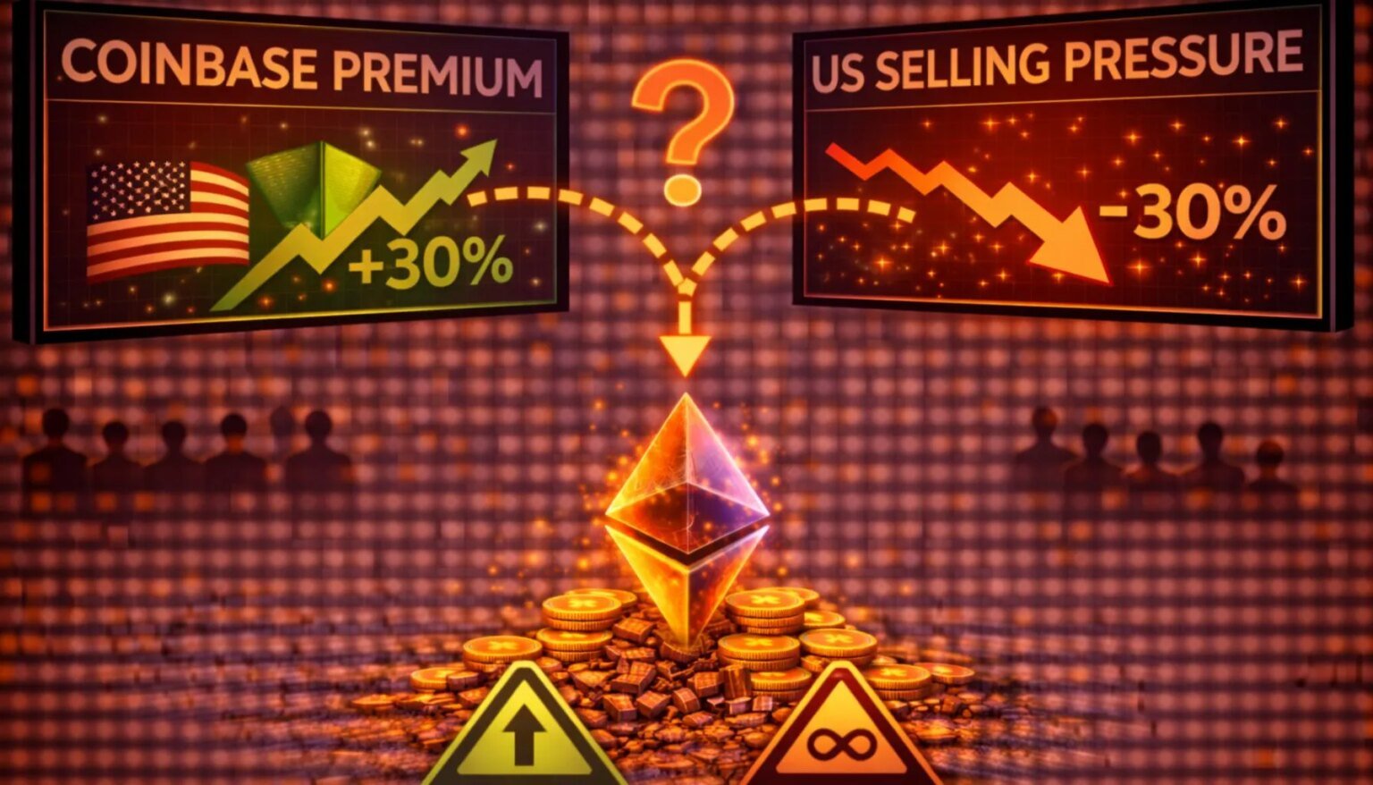Ethereum Coinbase Premium-Sprünge – Lässt der US-Verkaufsdruck endlich nach?