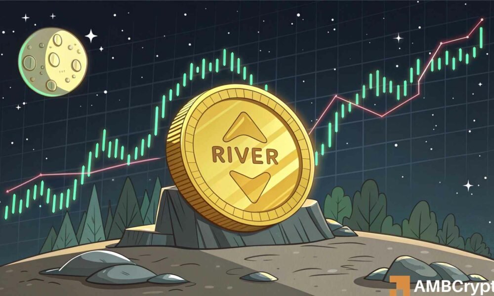 RIVER sinkt in 24 Stunden um 32 %, aber stehen weitere Verluste an?