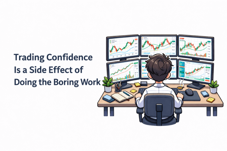 Vertrauen in den Handel ist ein Nebeneffekt der langweiligen Arbeit