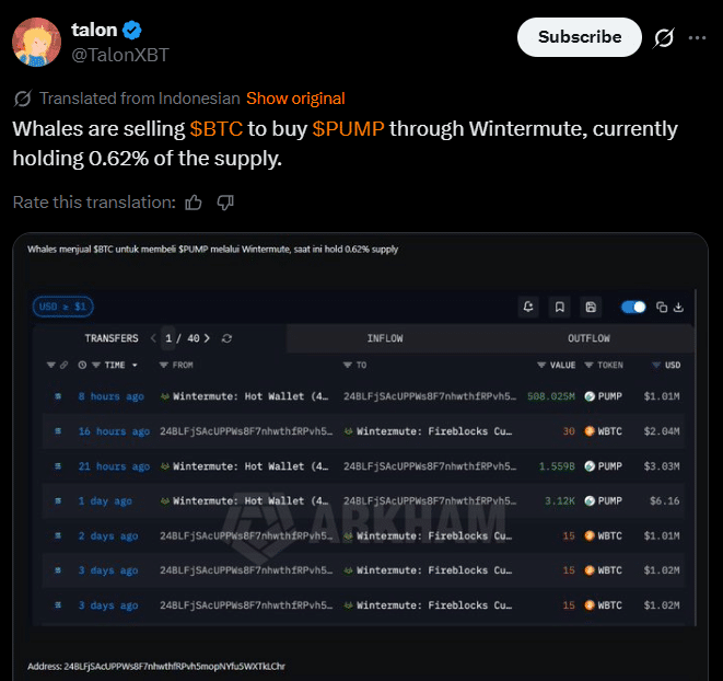 Krypto-Experte für PUMP