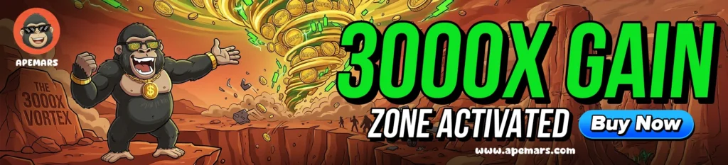 Beste Krypto, die man heute im Jahr 2026 kaufen kann: Bitcoin und Ethereum halten sich stark, während APEMARS Stufe 14 mit einem Einstiegspunkt 3 von 0,00017238 $ Aufmerksamkeit erregt APEMARS-Banner3578 2