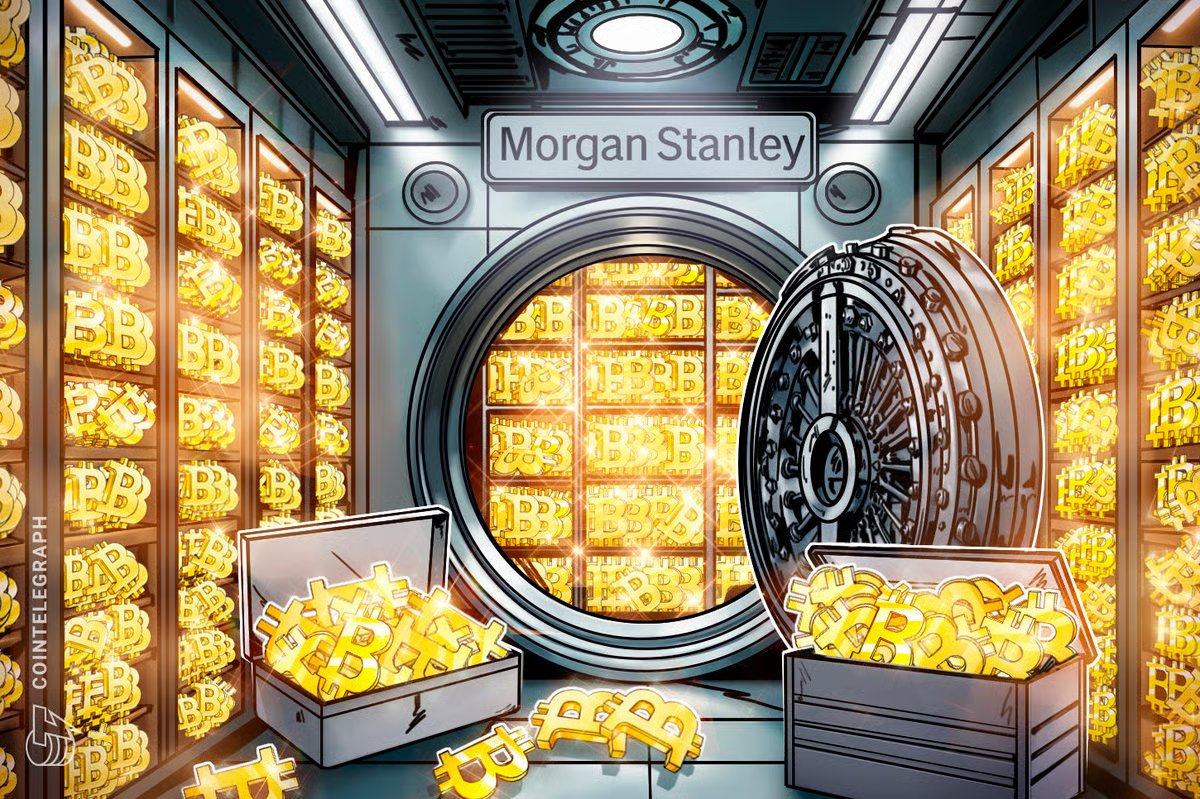 Morgan Stanley wählt BNY und Coinbase als Depotbanken für BTC ETF