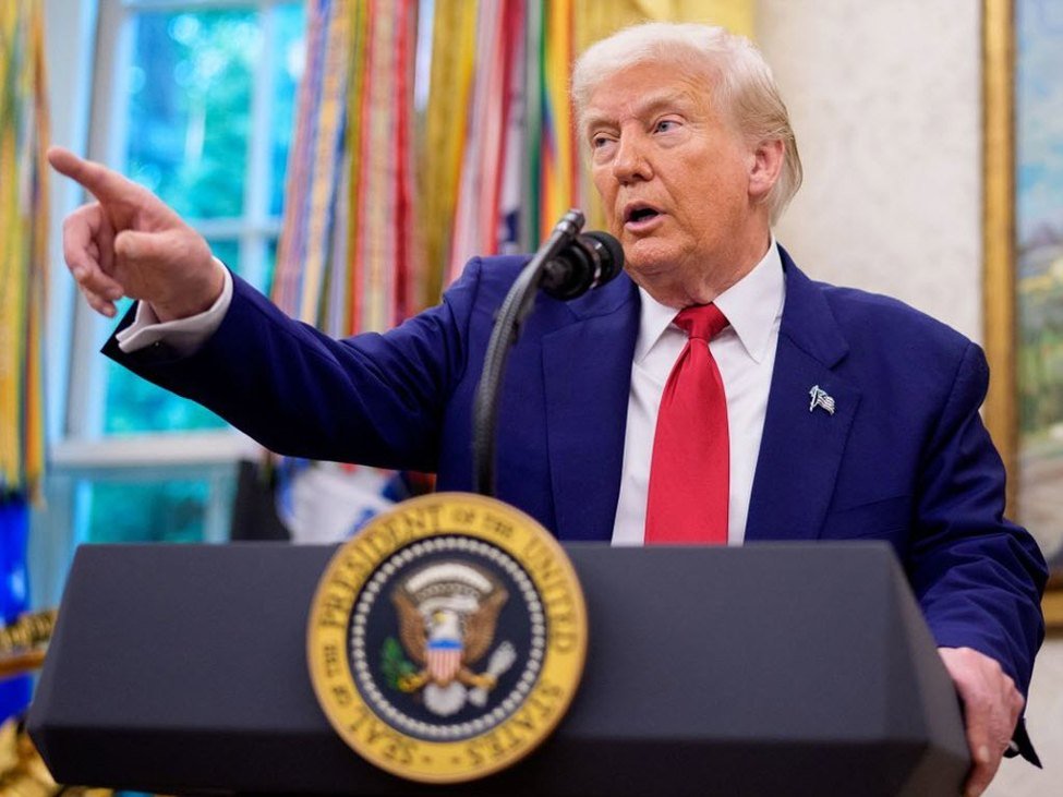 Trump: Nicht zufrieden mit Großbritannien.