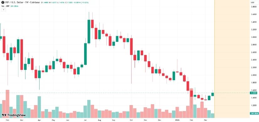 XRP testet 1,56–1,64 US-Dollar