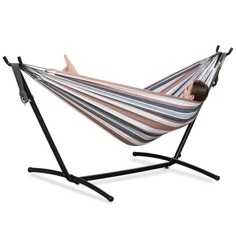 Bei Amazon gibt es eine 70-Dollar-Hängematte, die bis zu 450 Pfund tragen kann und in 20 Farben erhältlich ist