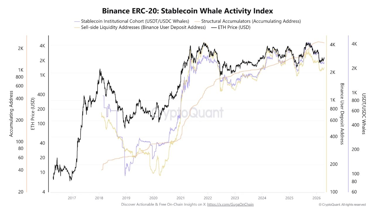 Binance ERC-20 Stablecoin Whale Activity Index | Quelle: CryptoQuant