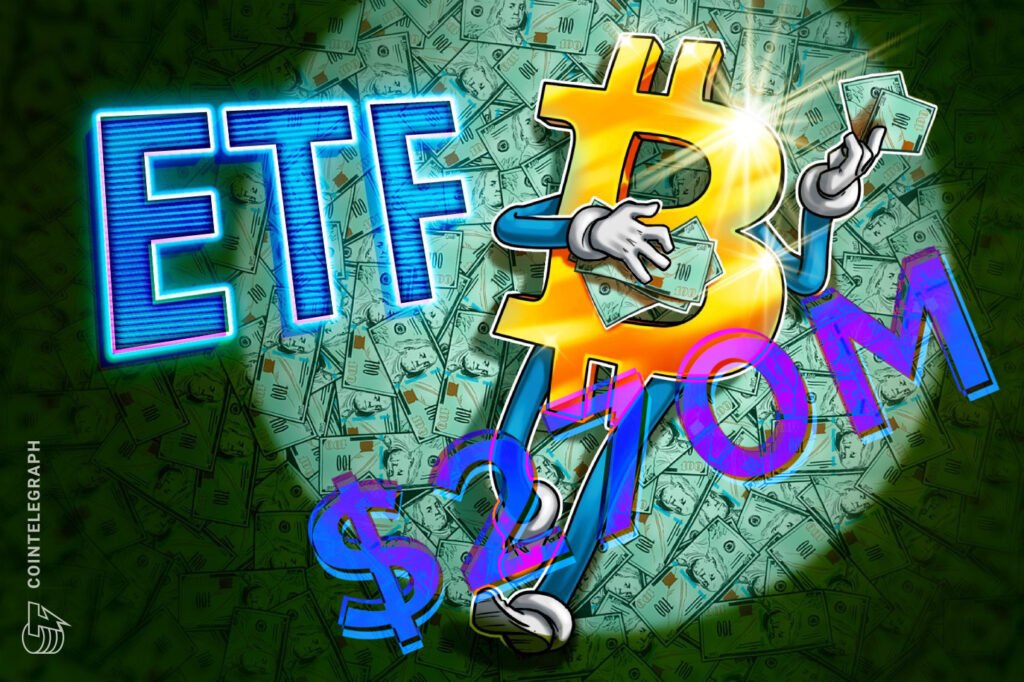 IBIT von BlackRock verzeichnet den größten BTC-ETF-Zufluss seit einem Monat