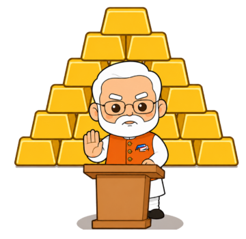 PM Modi und Gold