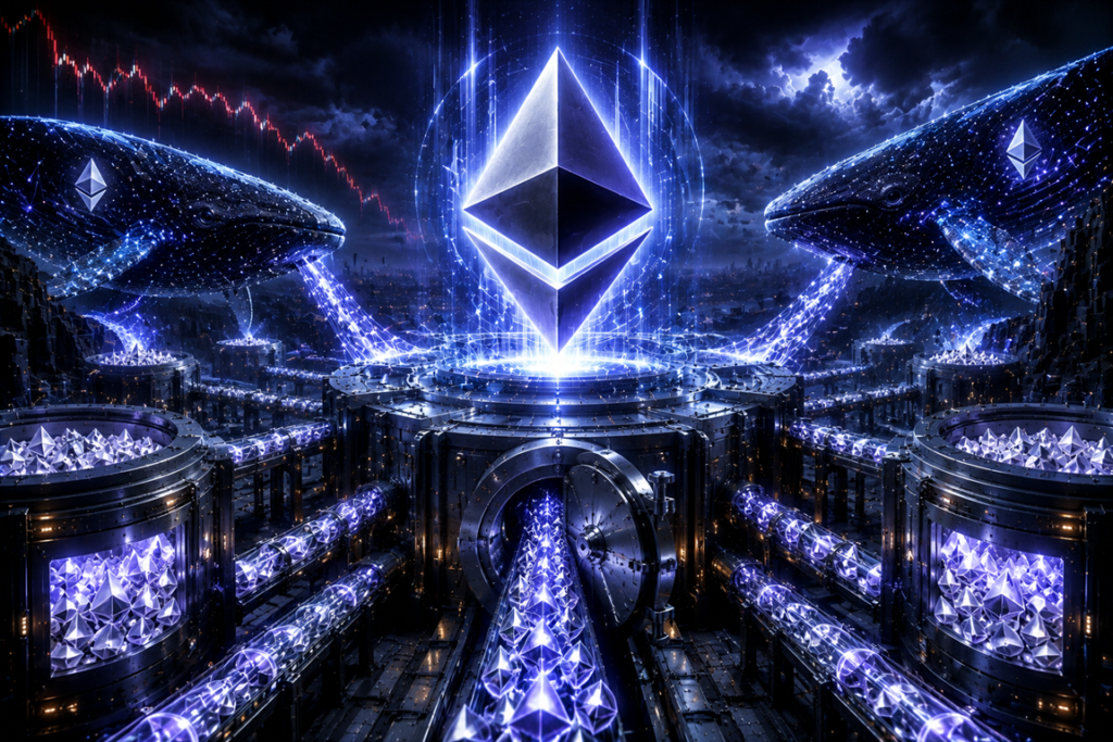 Der Ethereum-Preis fällt, aber Wale treiben die Bestände auf ein 10-Wochen-Hoch