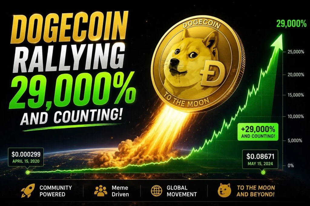 Dogecoin ist nur noch einen Schritt von demselben Muster entfernt, das die 29.000-Prozent-Rallye im Jahr 2021 auslöste. Wie geht es weiter?