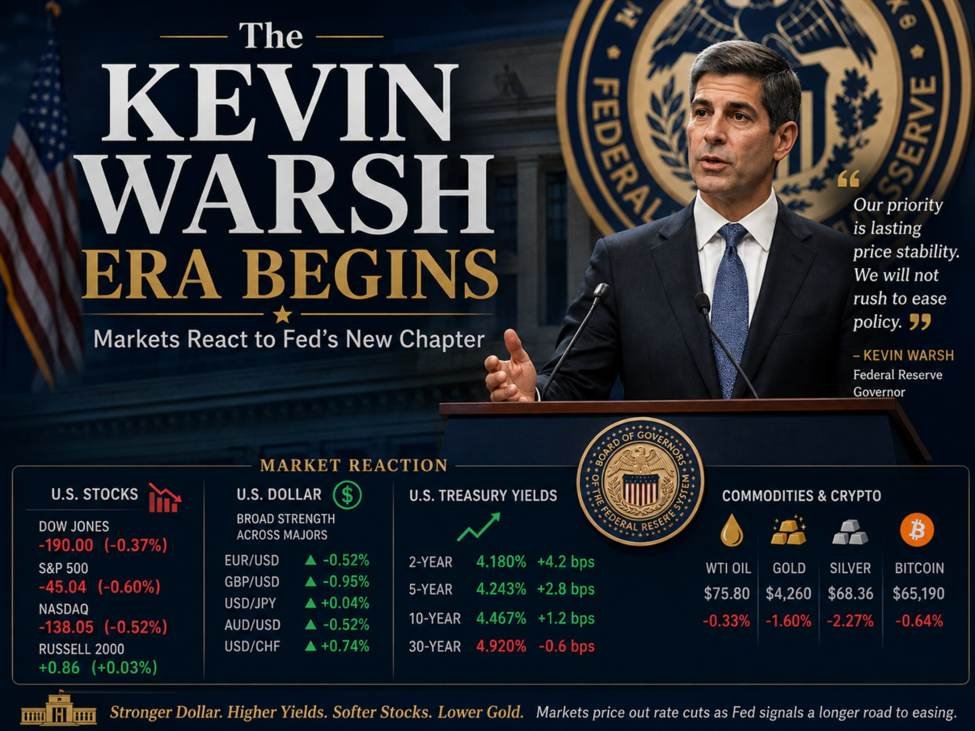 Was haben die Märkte vom Anfang bis zum Ende der Fed Warsh-Pressekonferenz gemacht?