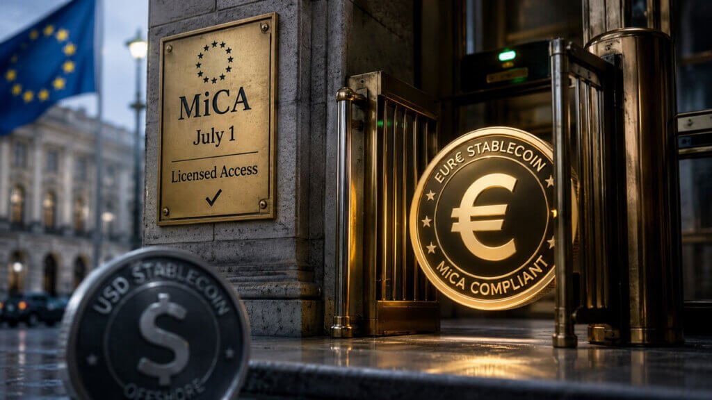 Wie MiCA Banken näher an die Kontrolle des europäischen Zugangs zu Stablecoins bringt