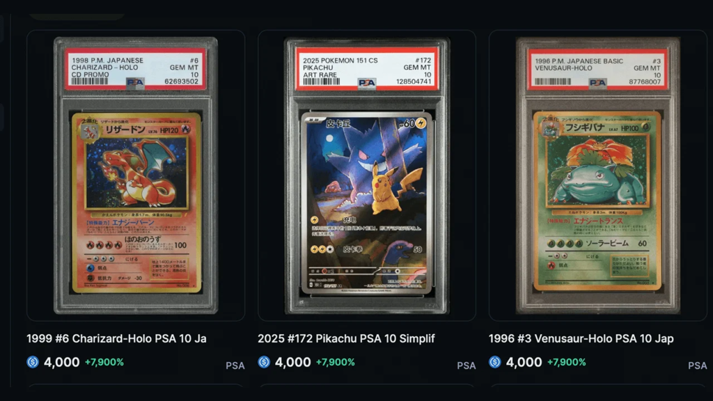 Jupiter legt beim Start der neuen Gacha-Beta Pokémon- und One Piece-Karten in der Kette ab