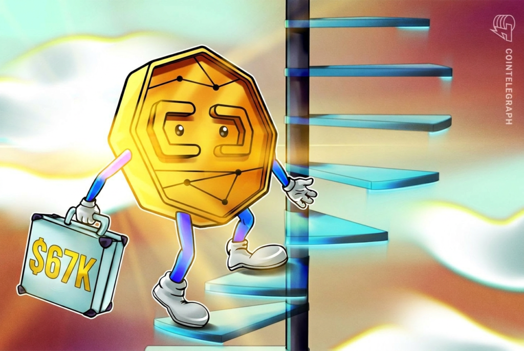 Bitcoin schließt sich Aktien an und ignoriert den makroökonomischen Druck, um 67.000 US-Dollar im Auge zu behalten