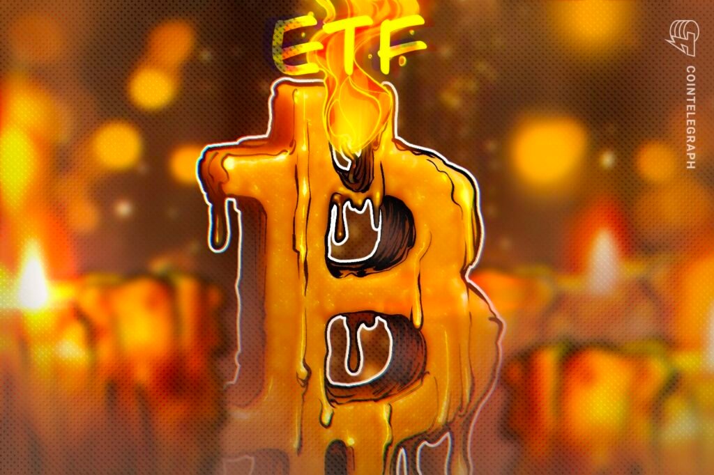 Bitcoin-ETFs kehren Gewinne mit einem Abfluss von 424 Millionen US-Dollar um