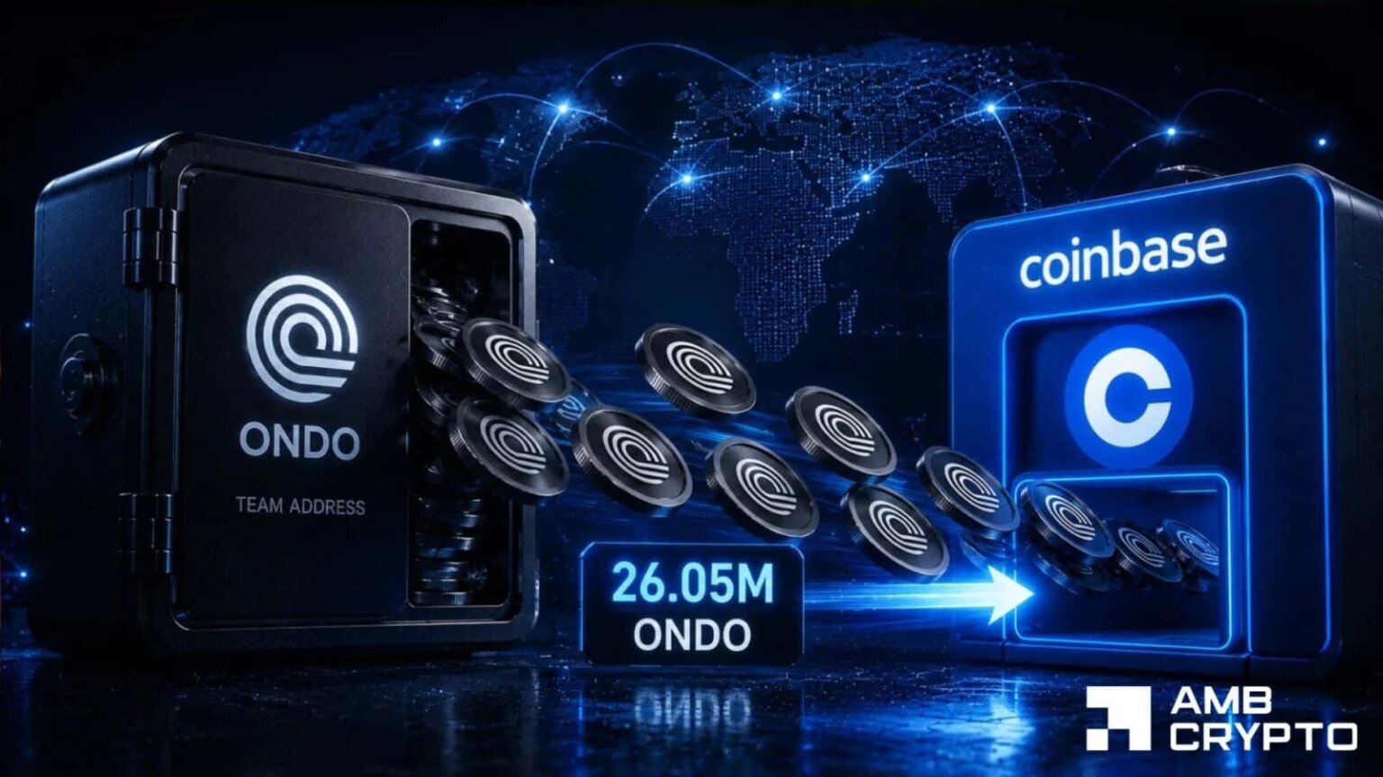 ONDO-Team-Linked-Wallet sendet 26 Millionen Token an Coinbase – Nächster Ausverkauf?