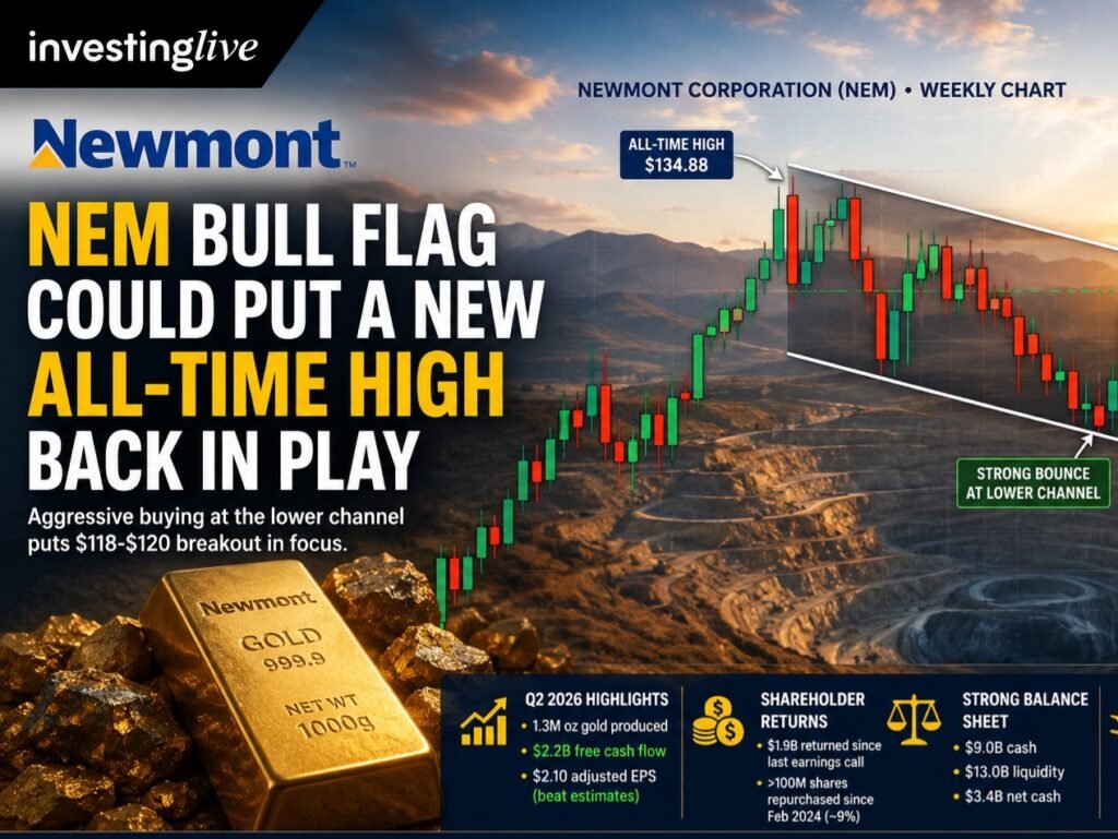 I’m looking at Newmont stock (ticker NEM) and thinking ATH